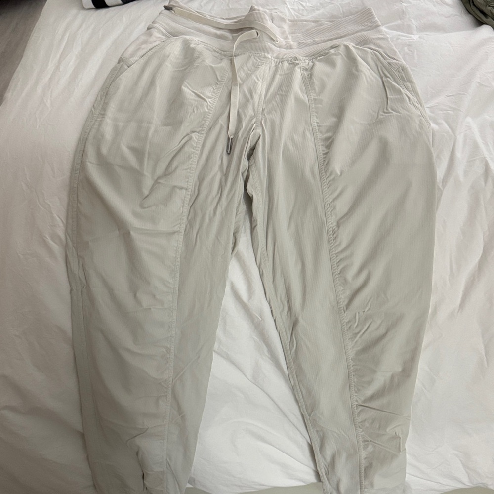 Cream dance studio joggers